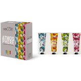 BIOCORE COFANETTO ATMOSPHERE 4 CREME MANI - VANIGLIA, AGRUMI e VERBENA, TE' VERDE, FIORI DI CILIEGIO TUBO 30 ML 