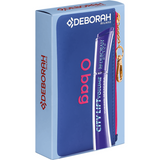 DEBORAH CONFEZIONE ASTUCCIO GOMMATO SIZE 16x18 BLU/FUCHSIA + MASCARA CITY LIFT VOLUME BLUE