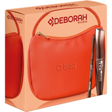 DEBORAH CONFEZIONE BORSA O'BAG COLORE ARANCIO SIZE 19x17 + MASCARA 24 ORE INSTANT BROWN + MATITA 2in1 03 BROWN MAT
