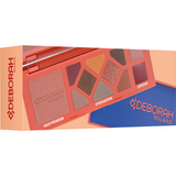 DEBORAH CONFEZIONE MAKE UP PALETTE SMALL WARM: 8 OMBRETTI, 1 BLUSH IN POLVERE, 2 ROSSETTI
