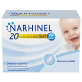NARHINEL 20 RICAMBI USA E GETTA SOFT PER ASPIRATORE NASALE