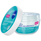 NIVEA FACE+ ACIDO IALURONICO CREMA GEL VISO RIMPOLPANTE 72h IDRATAZIONE VASO 100 ML