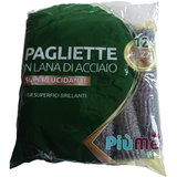 PIUME PAGLIETTE IN LANA D'ACCIAIO 12 PEZZI