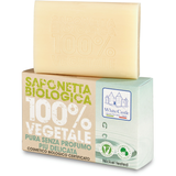 WHITE CASTLE SAPONETTA VEGETALE BIOLOGICA 100% CERTIFICATO PURA SENZA PROFUMO 125 GRAMMI