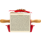 TRI COASTAL NATALE BAKING SET PER DOLCI 2 TORTIERE TONDA / RETTANGOLARE MATTARELLO FORMINA 