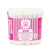 COTONET PULIORECCHIE COTTON FIOC CARTA 200 PZ. BIODEGRADABILI IN BARATTOLO