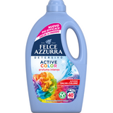 FELCE AZZURRA DETERSIVO BUCATO LAVATRICE LIQUIDO ACTIVE COLOR CAPI COLORATI 40 LAVAGGI 1,595 LT