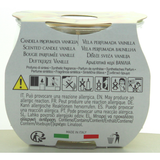 PETALI CANDELA PROFUMA AMBIENTE 30H FRAGRANZA VANIGLIA 120 GRAMMI VASETTO IN VETRO 