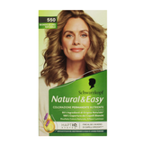 NATURAL & EASY 550 BIONDO SCURO NATURALE COLORAZIONE PERMANENTE NUTRIENTE