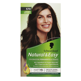 NATURAL & EASY 570 CASTANO NATURALE COLORAZIONE PERMANENTE NUTRIENTE