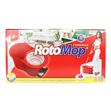 SUPER FIVE KIT ROTOMOP L'ORIGINALE SECCHIO + MOP CON FRANGE IN MICROFIBRA 100%