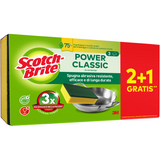 SCOTCH BRITE SPUGNA + FIBRAVERDE 2+1 PZ.