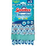SPONTEX MICROFIBRE 3 PANNI MOSAIK 30x40 CM