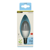 NOVALINE LAMPADINA LED OLIVA 3W- LED EPISTAR-257 Lm- 25000 h-230V-LUCE NATURALE 4000K-EQUIVALENTE DI UNA LAMPADINA DA 25W AD INCANDESCENZA- CLASSE A+