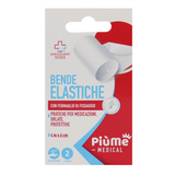 PIUME PRIMO SOCCORSO BENDA ELASTICA 2 PZ CM 4x6
