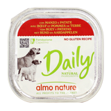 ALMO NATURE DAILY CANE VASCHETTA MANZO e PATATE 300 GRAMMI