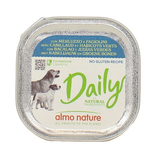 ALMO NATURE DAILY CANE MERLUZZOeFAGIOLINI VASCHETTA 100 Grammi