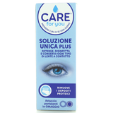 CARE FOR YOU SOLUZIONE UNICA PLUS DETERGE, DISINFETTA, E CONSERVA OGNI TIPO DI LENTE A COTATTO 360 ML