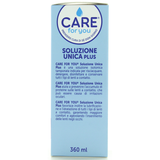CARE FOR YOU SOLUZIONE UNICA PLUS DETERGE, DISINFETTA, E CONSERVA OGNI TIPO DI LENTE A COTATTO 360 ML