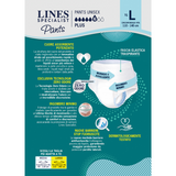 LINES SPECIALIST PANTS PLUS UNISEX 7 PZ TAGLIA L - DISPOSITIVO MEDICO  CE CLASSE 1