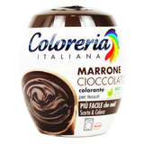 COLORERIA ITALIANA MARRONE CIOCCOLATO COLORANTE PER TESSUTI