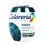 COLORERIA ITALIANA VERDE SMERALDO COLORANTE PER TESSUTI