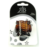 ROYAL BEAUTY COPPIA PINZE PICCOLE PER CAPELLI TARTARUGA 