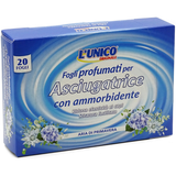 L'UNICO ORIGINALE 20 FOGLI PROFUMATI ARIA DI PRIMAVERA PER ASCIUGATRICE CON AMMORBIDENTE