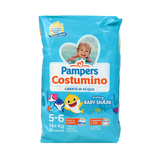 PAMPERS IL COSTUMINO 5-6 JUNIOR 14+ KG 10 PZ - PER IL MARE E PISCINA PAMPERS IL COSTUMINO 5-6 JUNIOR 14+ KG 10 PZ - PER IL MARE E PISCINA