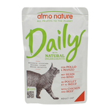 ALMO NATURE GATTI DAILY POLLO-MANZO BUSTA 70 GRAMMI