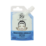 ROYAL BEAUTY MASCHERA VISO BUSTINA SQUEEZE ARGILLA DETOX AZZURRA