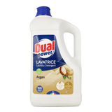 DUAL POWER DETERSIVO BUCATO LAVATRICE PROFESSIONAL PERLE D'ARGAN 100 LAVAGGI 5 LT 