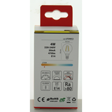 NOVALINE LAMPADINA LED FILAMENTO SFERA 4W=40W E14 RISPARMIO ENERGETICO 89%