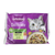 WHISKAS TASTY MIX 1+ SCELTA DELLO CHEF BUSTA 4x85gr MANZO/POLLAME/VERDURE, SALMONE/CAROTE IN SALSA