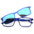 EL CHARRO OCCHIALI DA LETTURA BLU +2,00 + CLIP-ON MAGNETICO LENTI BLU SPECCHIO 