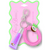 TRI COASTAL FRUITY LIP GLOSS COCONUT CON PORTACHIAVI e CHARM