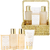 IDC INSTITUTE COFANETTO GOLD CESTO SET BATH & BODY VANILLA & BERGAMOT 4 PEZZI; BATH SALIS 50 grammI + SHOWER GEL 100 ML + BUBBLE BATH 100 ML + BODY LOTION 50 ML 