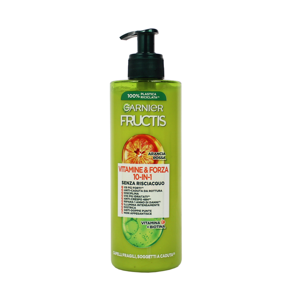 FRUCTIS FORTI & BRILLANTI 10-IN-1 TRATTAMENTO SENZA RISCIACQUO 400 ML