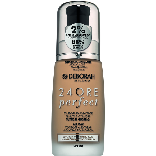 DEBORAH FONDOTINTA 24H PERFECT N.3.2 HAZELNUT