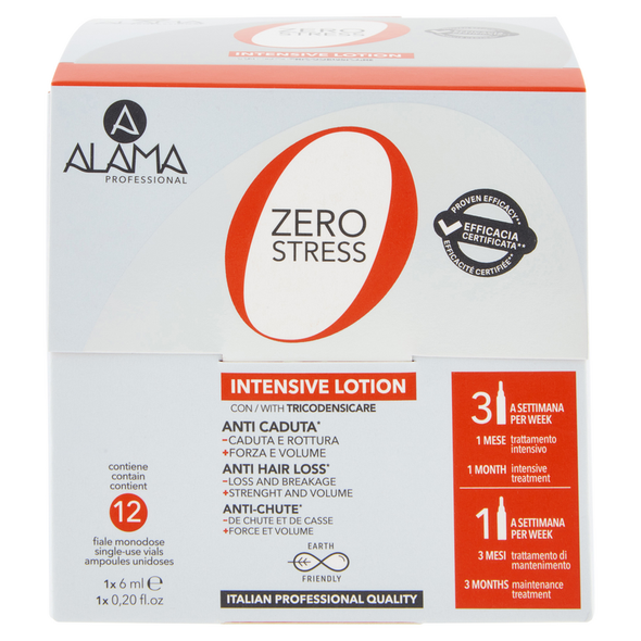 ALAMA ZERO STRESS INTENSIVE LOTION ANTI CADUTA 12 FIALE