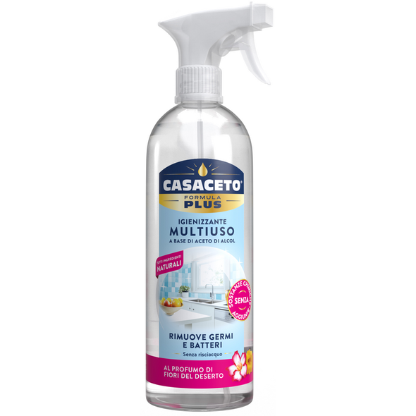 CASACETO PLUS MULTIUSO IGIENIZZANTE SPRAY AL PROFUMO DI FIORI DEL DESERTO 750 ML