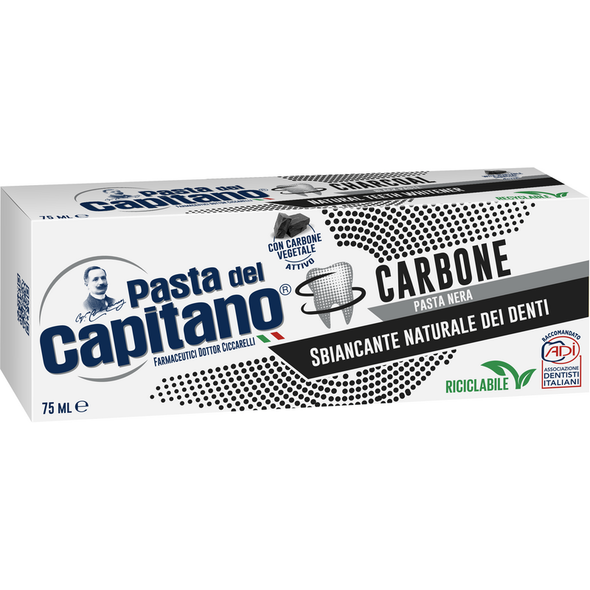 PASTA DEL CAPITANO CARBONE CON VEGETALE ATTIVO PASTA NERA 75 ML
