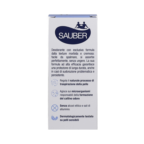 SAUBER DEO CARE CREMA PELLI SENSIBILI CON ATTIVI POSTBIOTICI TUBO 35 ML
