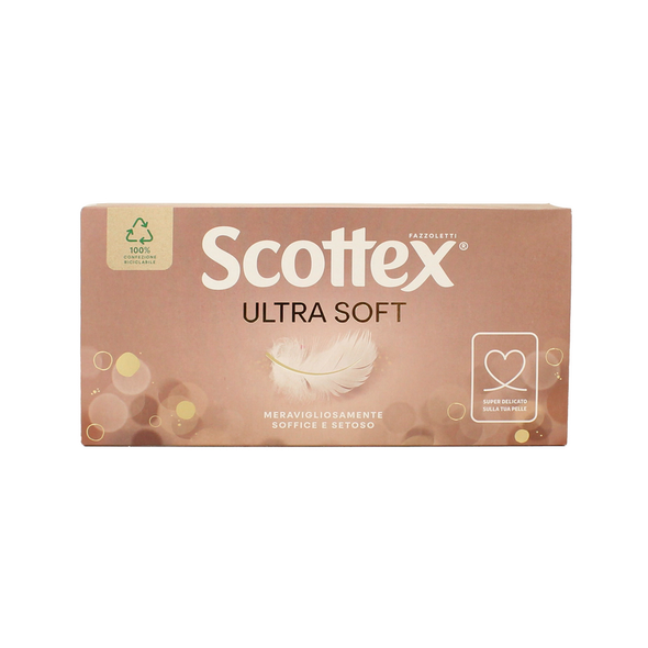 SCOTTEX FAZZOLETTI VELINE ULTRA SOFT BOX 80 PZ 3 VELI