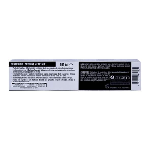PASTA DEL CAPITANO DENTIFRICIO CARBONE 100 ML 
