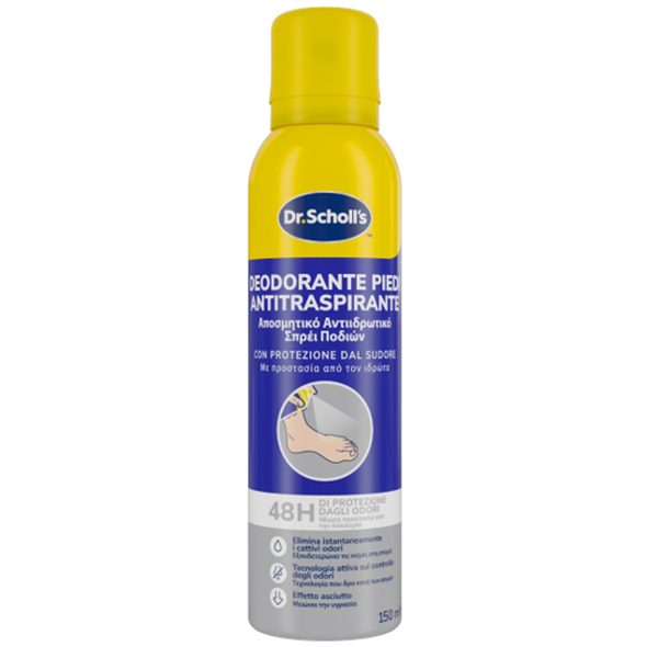 SCHOLL DEODORANTE PIEDI ANTITRASPIRANTE 150 ML. 