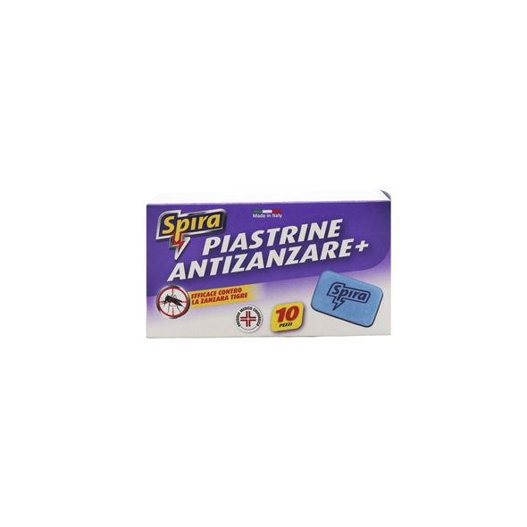 SPIRA PIASTRINE ANTI-ZANZARA PER ELETTROEMANATORE 10 PZ