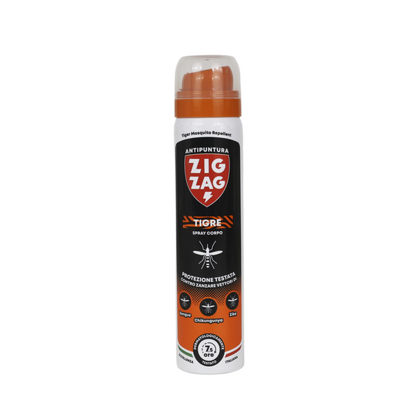 ZIG ZAG INSETTI VIA! REPELLENTE ANTIPUNTURA ZANZARA TIGRE 75 ML