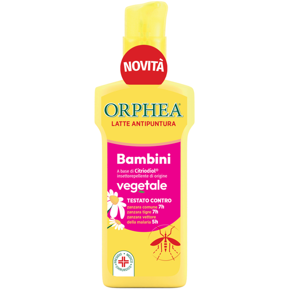 ORPHEA REPELLENTE LATTE ANTIPUNTURA BAMBINI CAMOMILLA E PANTENOLO 100 ML