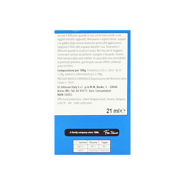 RAID INSETTICIDA RICARICA LIQUIDA ADATTO A TUTTI I DIFFUSORI 30 NOTTI 